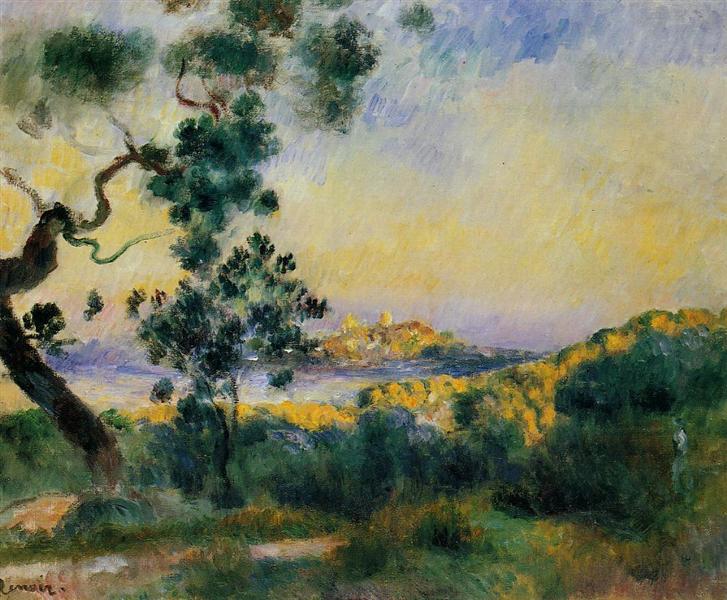 Widok na Antibes - 1893 