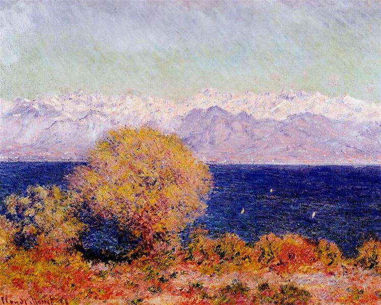 Udsigt over Cape Antibes - 1888