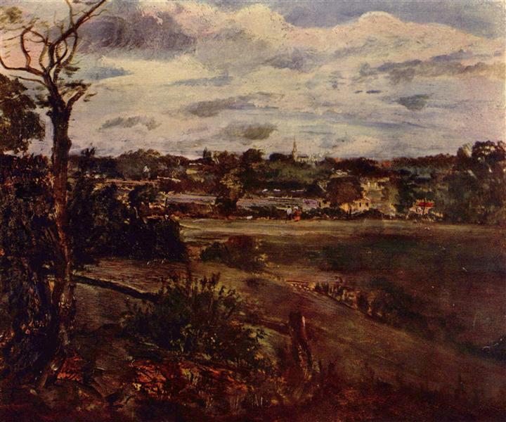 Vista De Highgate Desde Hampstead Heath - 1834