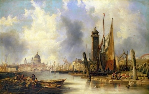 London view with St. Paul's