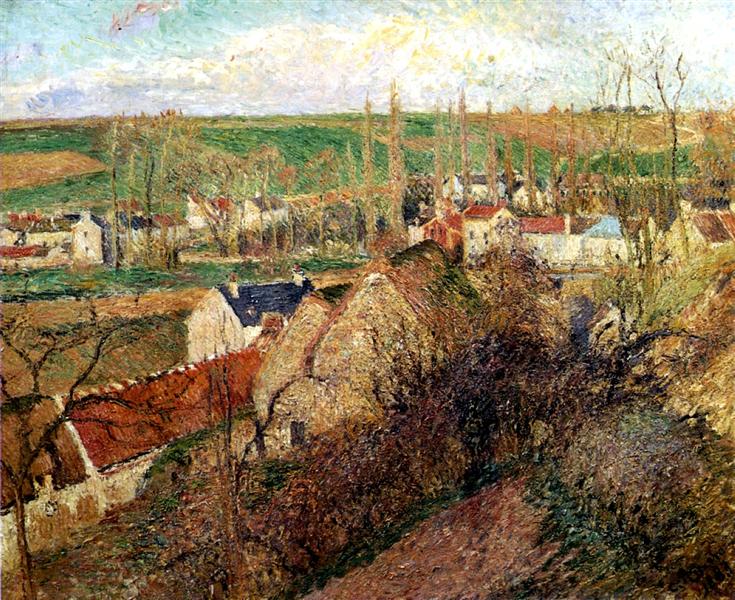 Vista De Osny Cerca De Pontoise - 1883