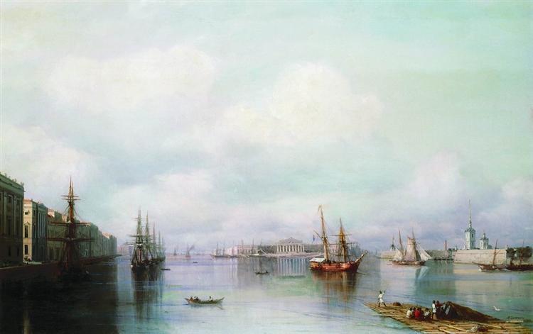 Petersburg Ansicht - 1888