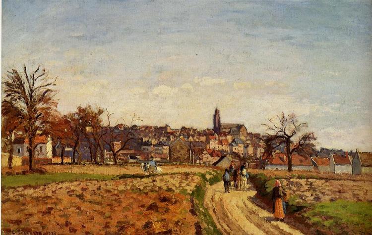 Blick auf Pontoise - 1873