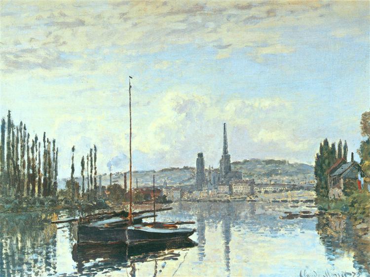 Vista de Rouen - 1872