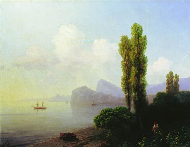 Vista di Sudak Bay - 1879