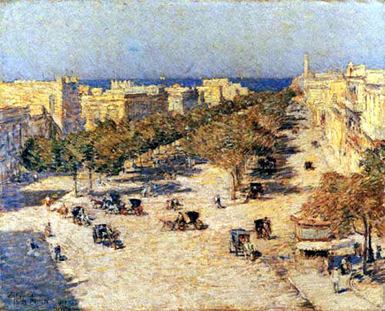 Widok Paseo del Prado - 1895