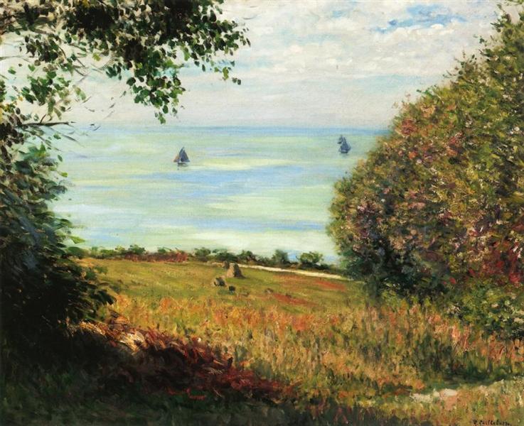 Vista do mar de Villerville - 1882