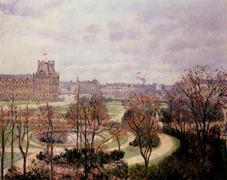 View of the Tublerías - Domani - 1900