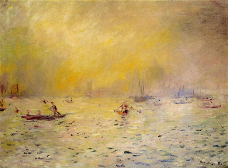 Vue de Venise - Brouillard - 1881 