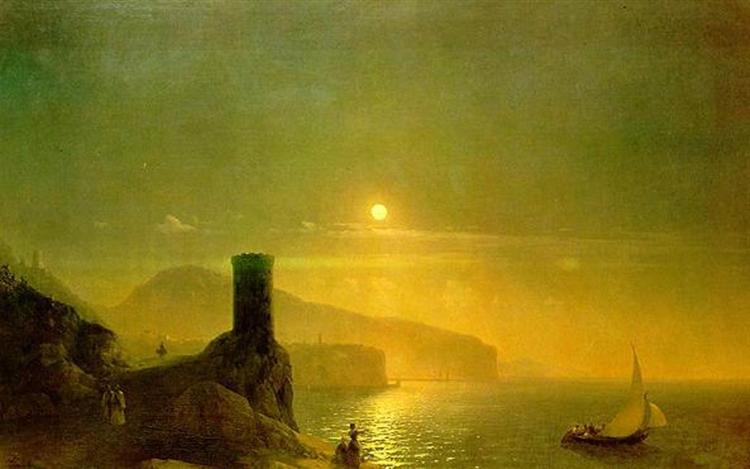 Vico's view near Naples - 1855