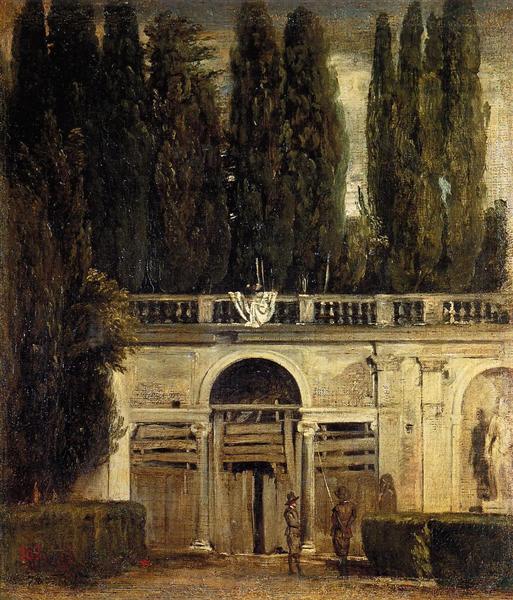 Villa Medici w Rzymie (fasada Lodge Grotto) - 1630