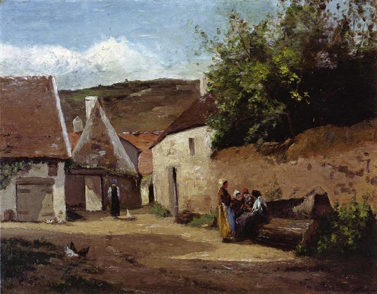 Esquina Del Pueblo - 1863