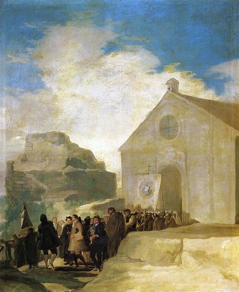 Processione delle persone - 1787