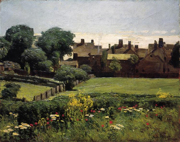 Village Scene - 1885