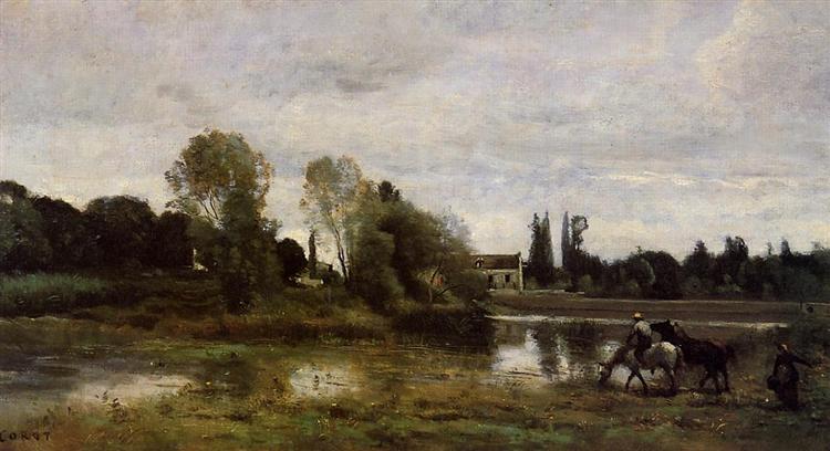 Ville D'Avray - Abreuvoir à Chevaux - 1865