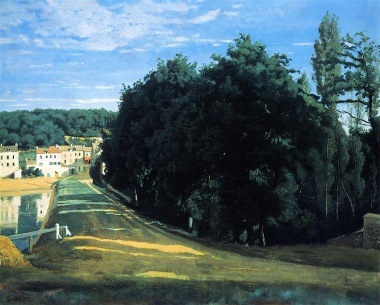 Ville D'Avray A estrada Corot - 1840