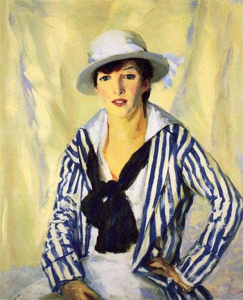 Vivo in Blue Stripes - 1914