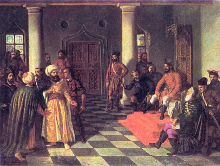 Vlad the impaler and the Turkish envoys