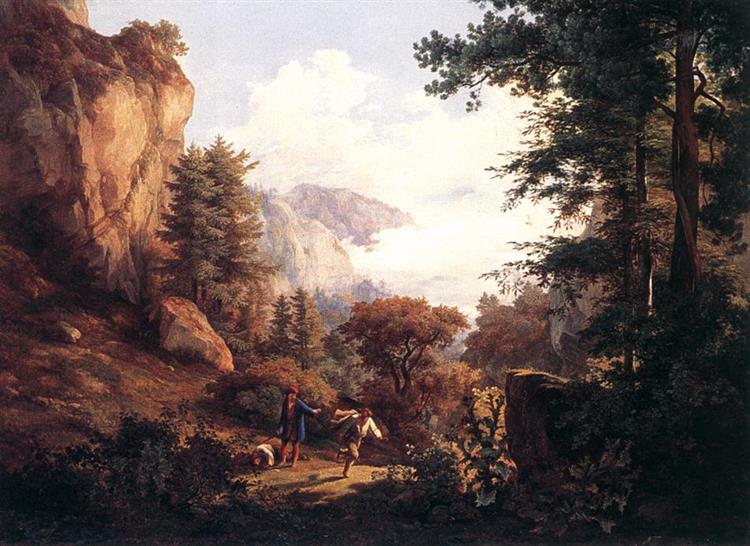 Das Gehen und seine Wache - 1829