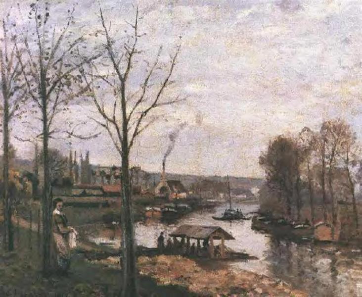 Bougival Wäscherei - 1872