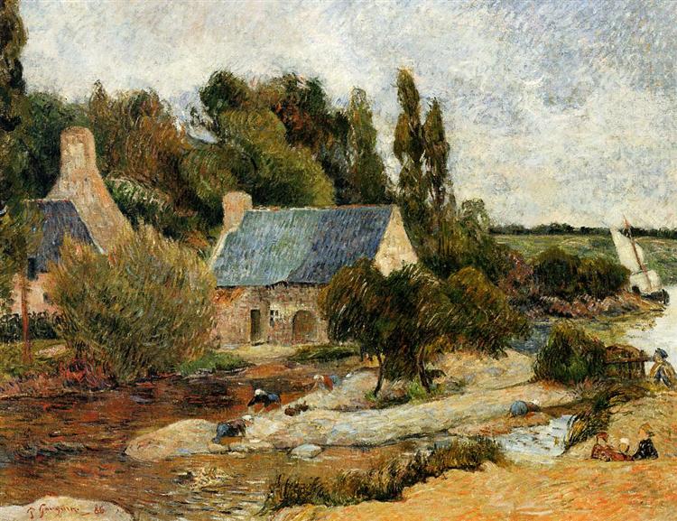 Lavanderas w Pont -Aven - 1886