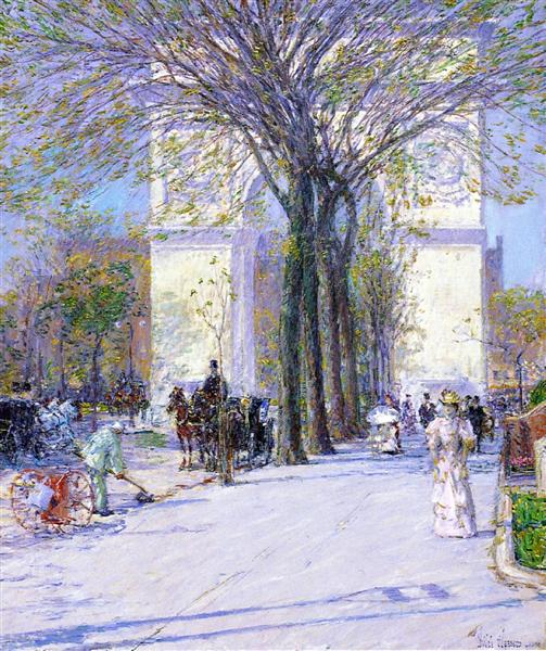 Washington Arch - Spring - 1893