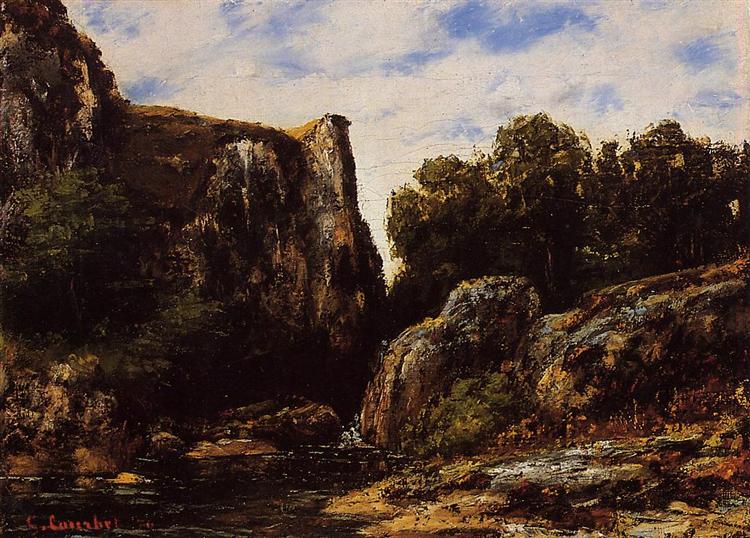 Waterfall in the Jura - 1876