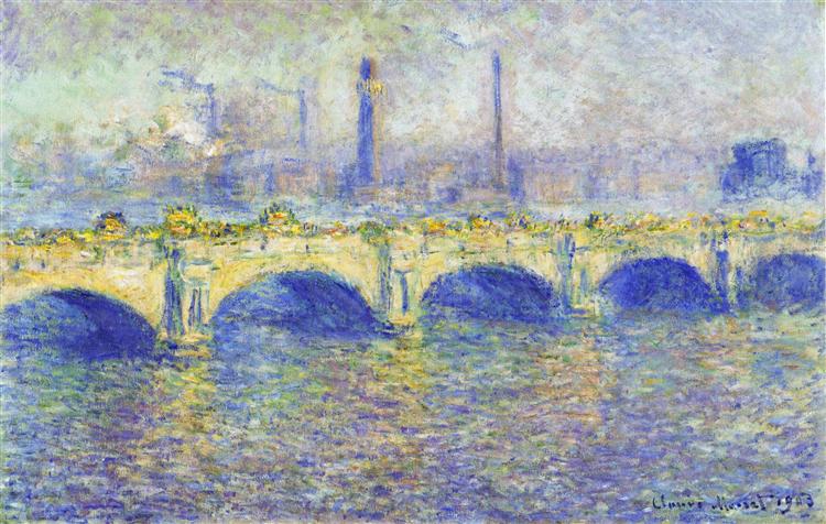 Ponte Waterloo - Efeito Sol - 1903