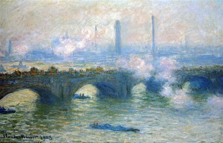 Waterloo Bridge - Londýn - 1903