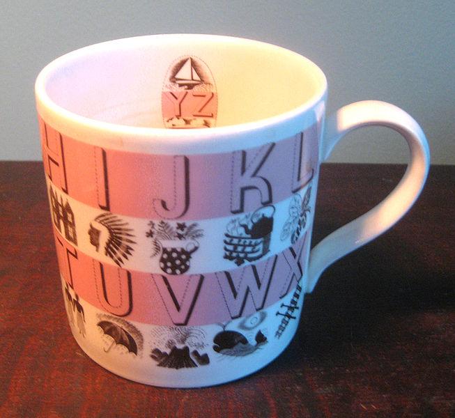 Coupe d'alphabet Wedgwood