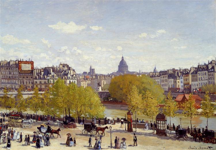 Muelle Del Louvre - París - 1867