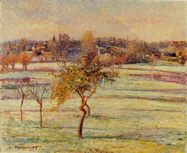 Frost blanc à Eragny - 1895