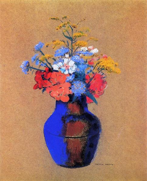 Wildflowers in a Vase.