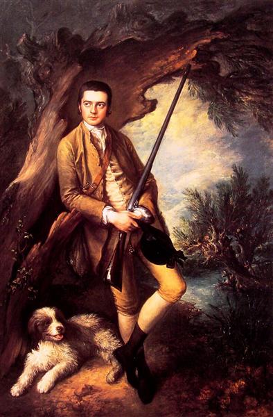 William Poyntz de Midgham et son chien ambre - 1762