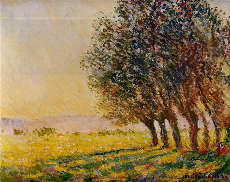 Willows at Sunset - 1889