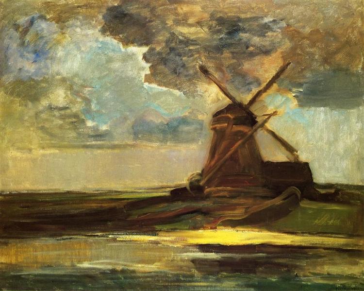 Wind Mill w Gein - 1907