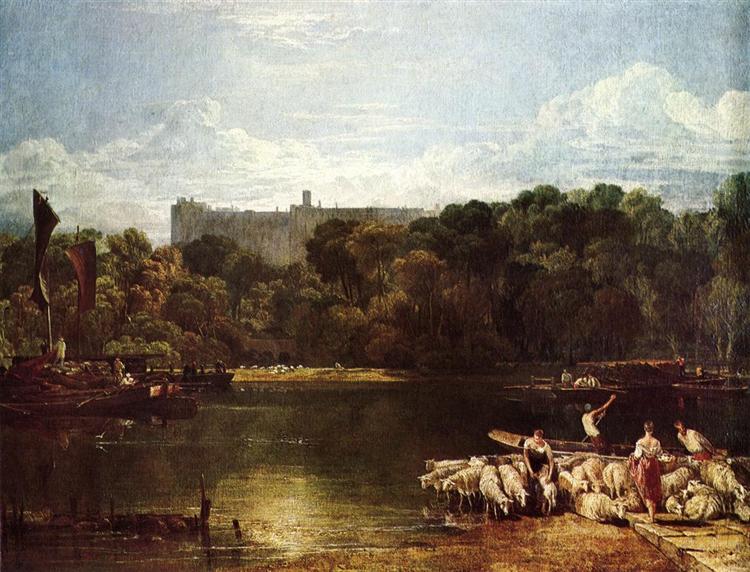 Windsor Castle from the Thames - 1806