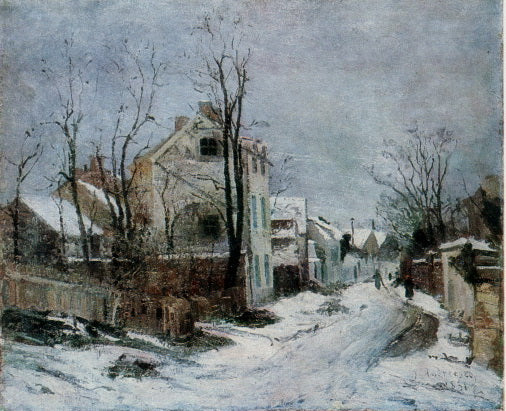 Vinter i Barbizon - 1881