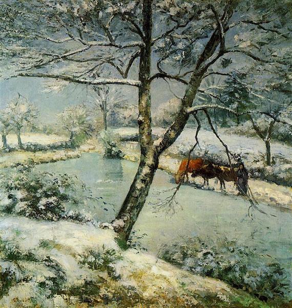 Hiver à Montfaucault - 1875