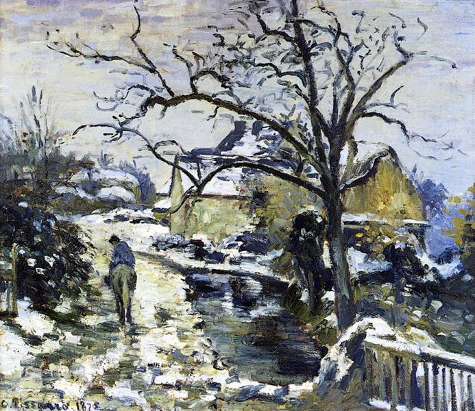 Vinter i Montfaucault 2 - 1875