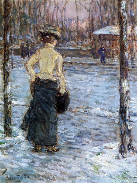 Vinter - Central Park - 1901