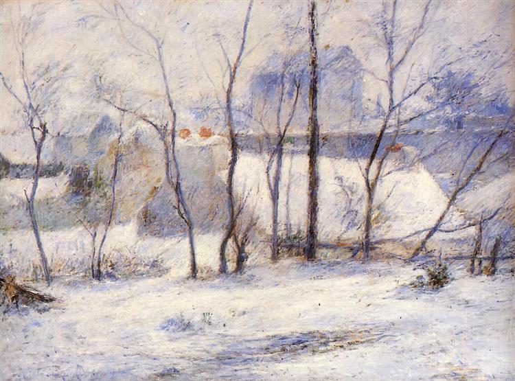 Paysage d'hiver - 1879