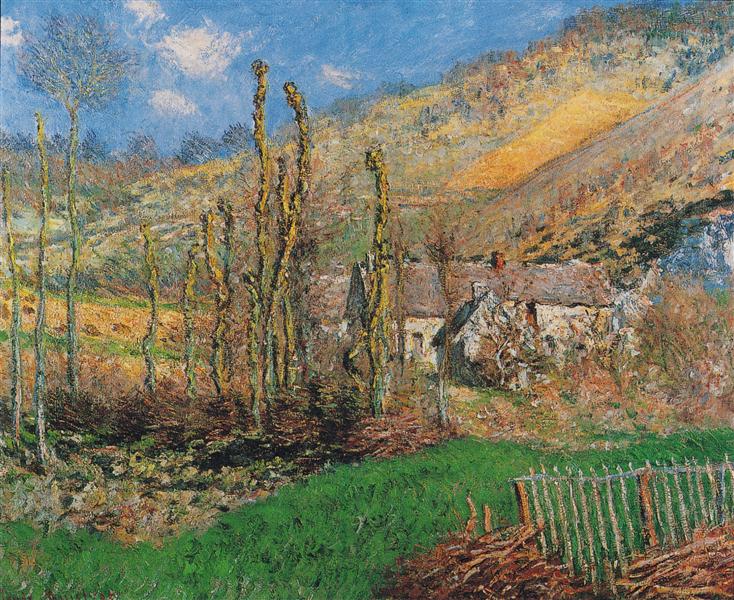 Winter landscape in the VAL de Falaise - 1885