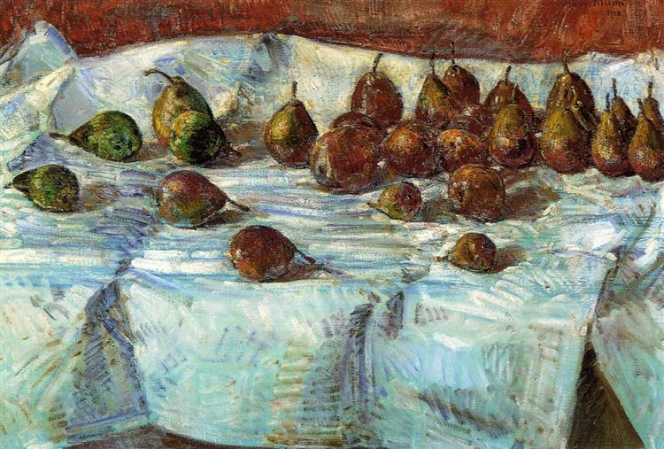 Winter falciform pears - 1918