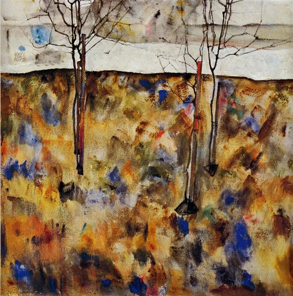 Winter trees - 1912