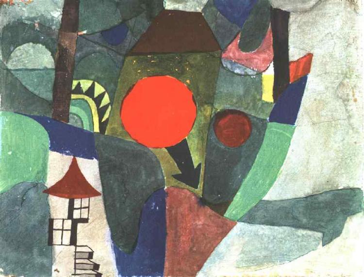 With the west sun - 1919