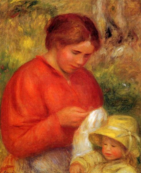 Mujer Y Niño - 1900