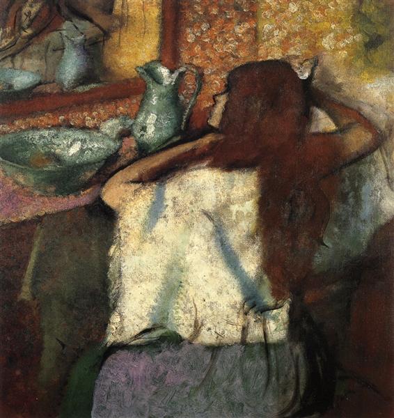 Mujer En Su Baño - 1900