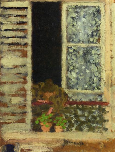 Frau in ihrem Fenster - 1895