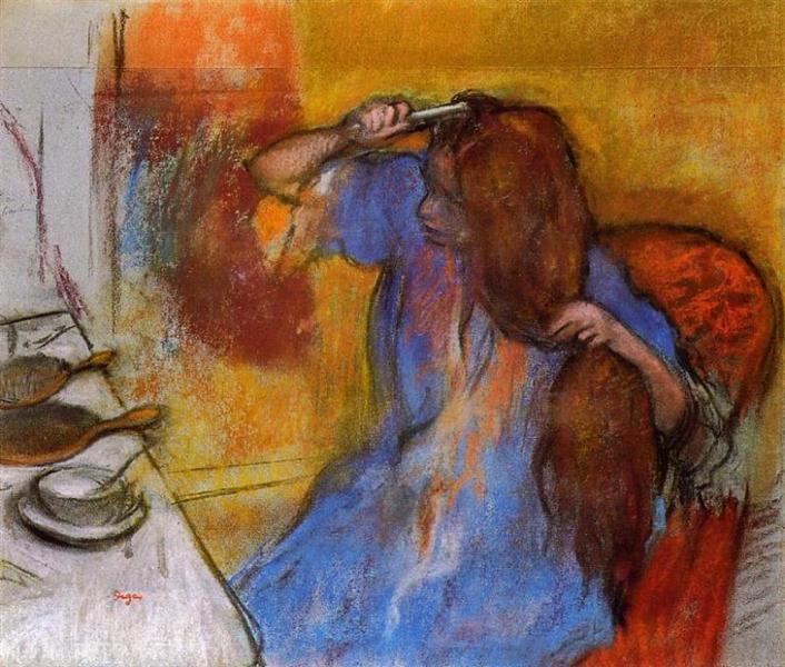 Mujer Cepillándose El Cabello - 1889